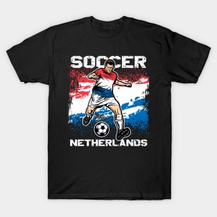 Netherlands Futbol Soccer T-Shirt